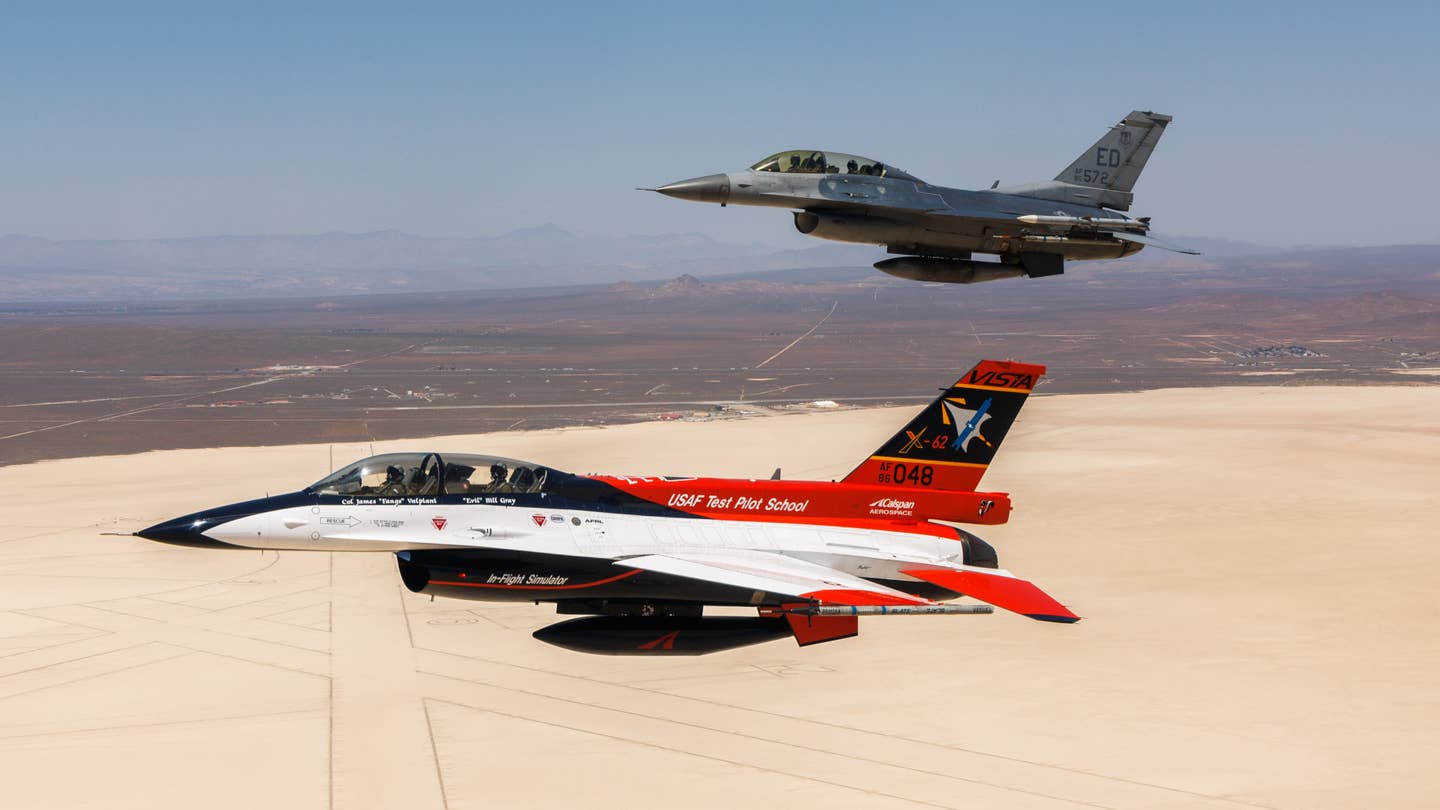 Air Force Secretary Gets in Cockpit of Self-Flying Fighter Plane