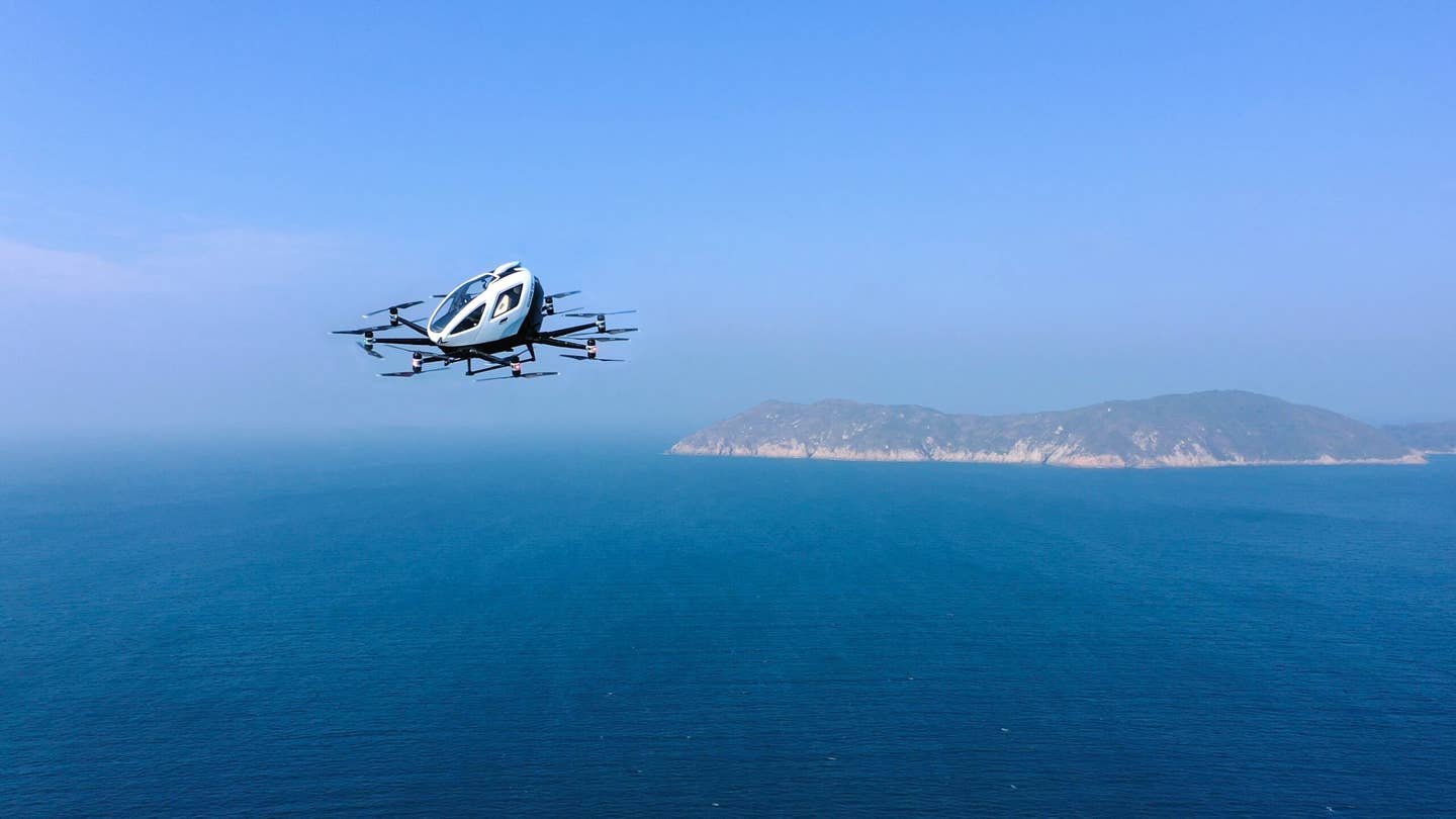 EHang eVTOL air taxi China Southern