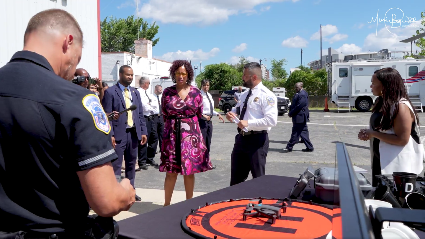 Bowser Washington DC MPD police drones